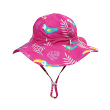 Chapeau de plage d'été pour tout-petits LNMQLPDBS, chapeau bob imprimé à motifs avec jugulaire, protection solaire, pour bébés garçons et