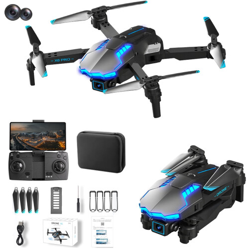 Χονδρικό Kiplyki Drone με κάμερα FPV διπλής HD 1080p, οπτική ροή, διατήρηση ύψους, λειτουργία 1