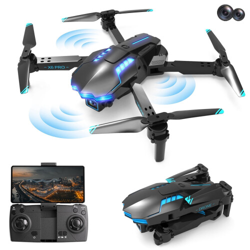 Χονδρικό Kiplyki Drone με κάμερα FPV διπλής HD 1080p, οπτική ροή, διατήρηση ύψους, λειτουργία 2