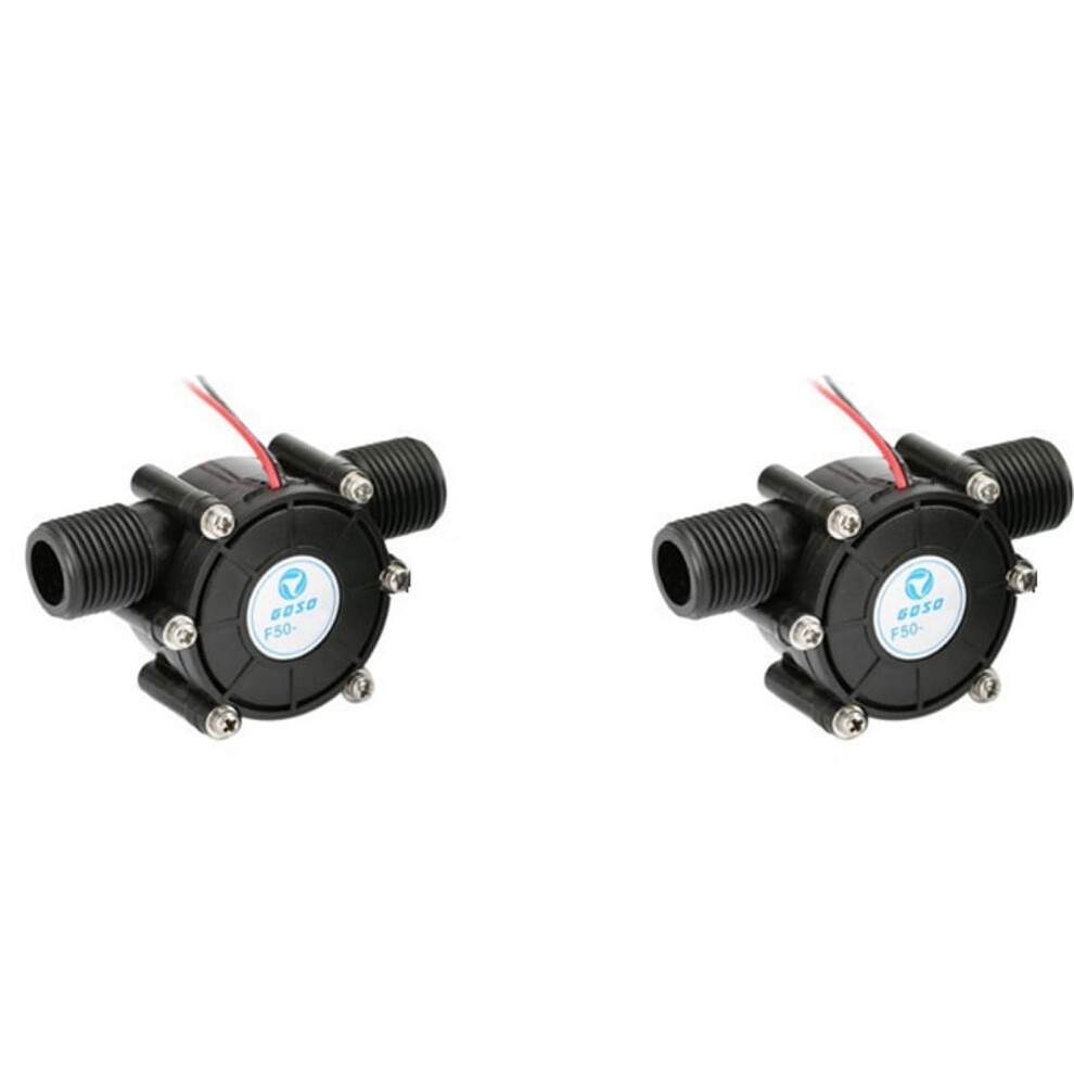 2X -Hydro Generator 12V 10W Dc Water Flow Generator Turbine Generator Hydroelectric Tap Water Flow Hydraulic Diy 9193271541516