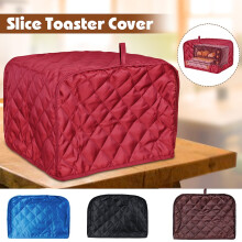 Funda para tostadora de 2 piezas, funda acolchada para tostadora que se adapta a la mayoría de las tostadoras estándar de 2 rebanadas, funda