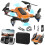 Drone με κάμερα για ενήλικες, 1080P HD FPV RC Drone με κράτημα ύψους, λειτουργία χωρίς κεφαλή, 3