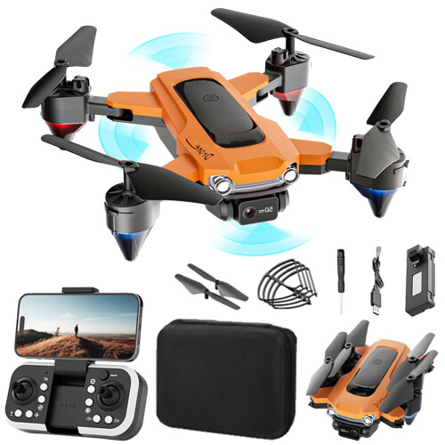 Drone με κάμερα για ενήλικες, 1080P HD FPV RC Drone με κράτημα ύψους, λειτουργία χωρίς κεφαλή, 2