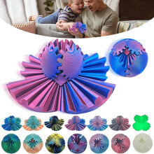 Gear Ball 3D-geprinte draaibal, fidget toy - Geschikt voor stress- en angstverlichting, sensorische behoeften en autisme - Bureauspeelgoed