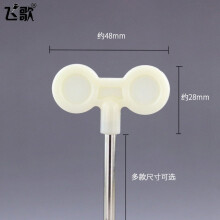 2pcs Winding Key For Music Box 45mm Music Box Winder Part Musical Mechanism Key