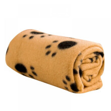 Manta polar de doble cara Forzero para perros y gatos, cojín antideslizante con forma de pata, ideal para perros grandes, cachorros, camas, colchas,