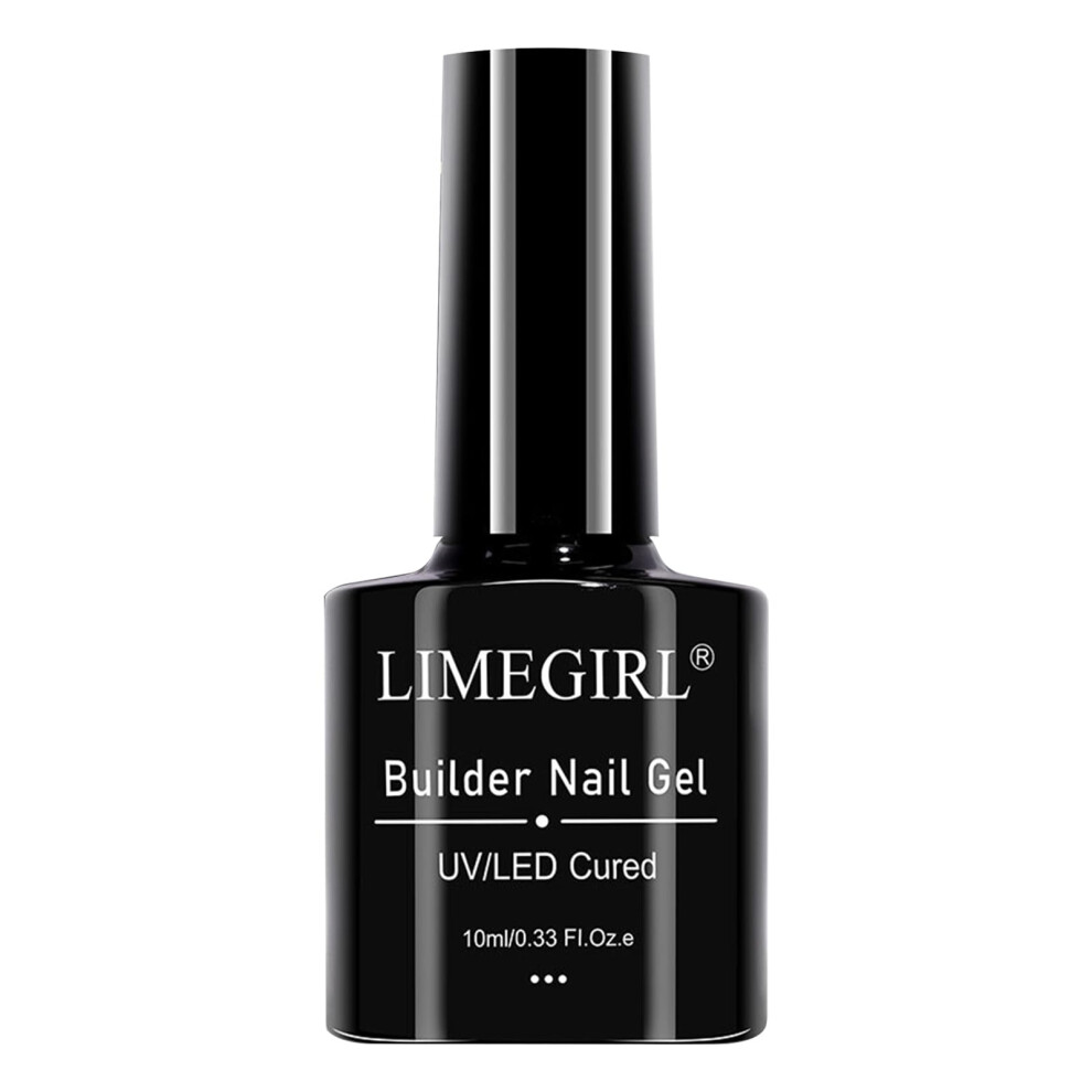 Clear Builder Gel for Nails Hard Gel Extensions Sculpting Base for Holiday Nail Art Design
