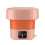 Foldable Design for Space-Saving Storage, Portable Mini Washer with Spin Basket Function and Ultraviolet Purification, Offers High-Capacity Cleaning 1
