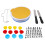 Bakery Tools Kit Featuring Cake Spinner Turntable, 48 Numbered Icing Tips With Pattern Chart And Non Slip Base For Wedding Birthday Cakes 6