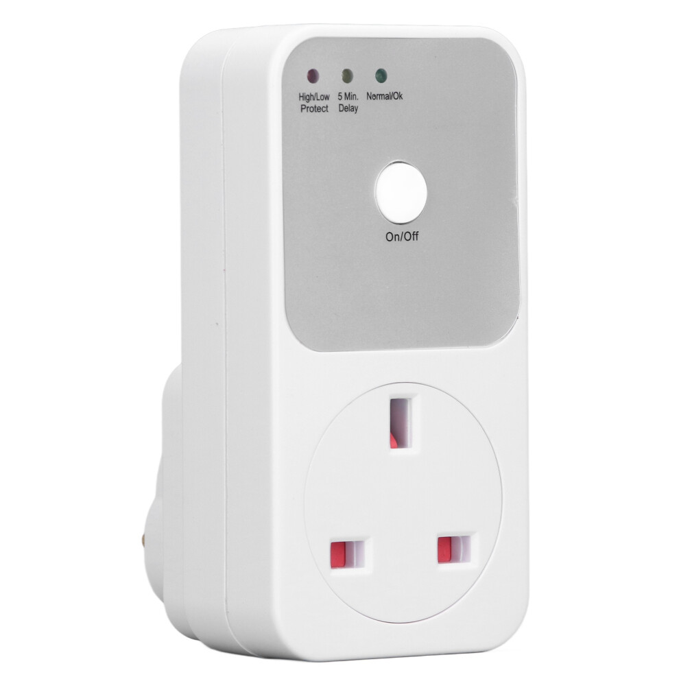Voltage Protector Plug For Refrigerator And Home Appliances, Programmable Timer Socket Switch With Overvoltage Short Circuit Delay Protection 9159805503504