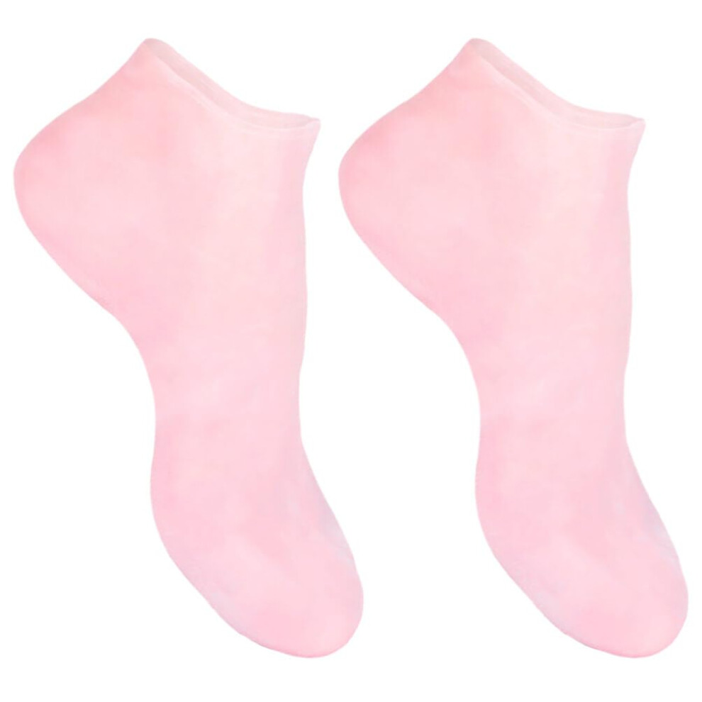 Moisturizing Gel Socks with Silicone Foot Care for Dry Feet Cracked Heel  Reusable