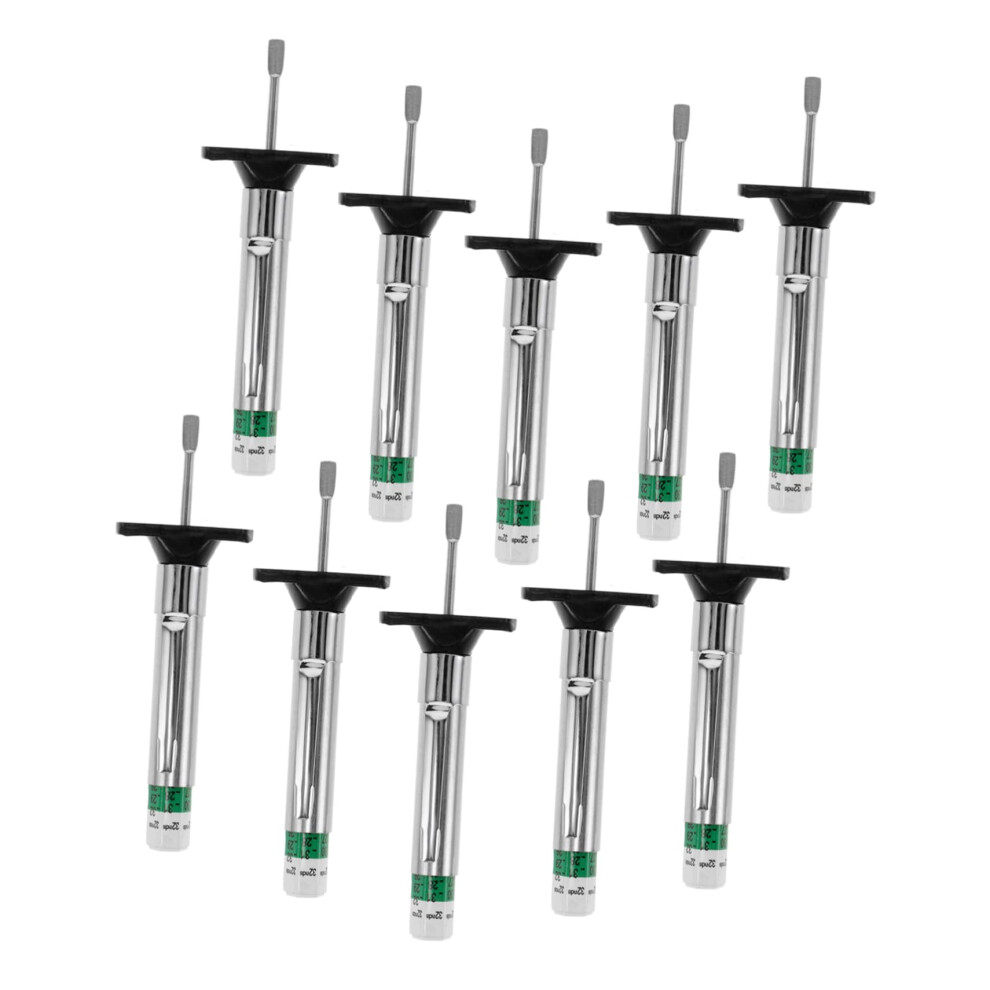10Pcs Tire Tread Depth Gauge Set With Marking Pen For Accurate Car And Motorcycle Measurement 9450606498656