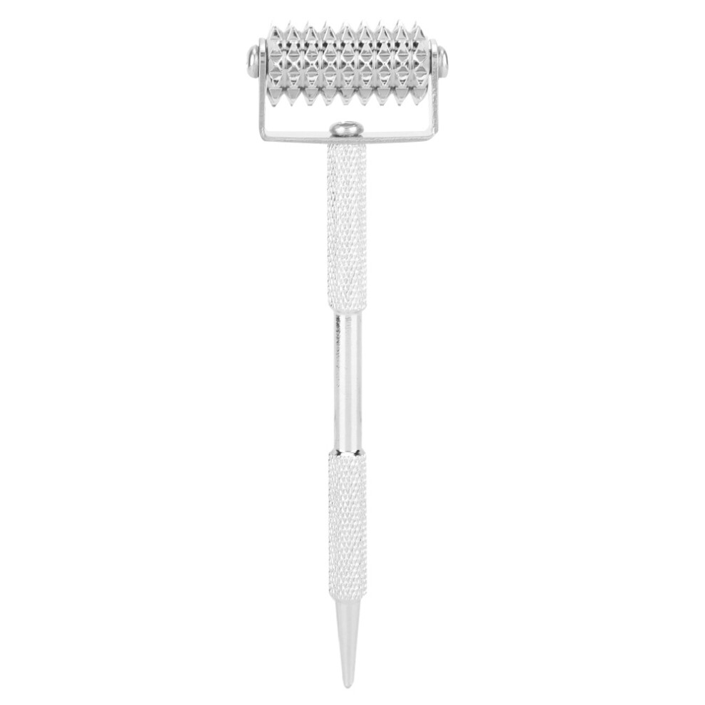 Deep Tissue Massage Roller For Muscle Pain Relief, Trigger Points Massage Tool With Stainless Steel Acupuncture Design And Self Acupuncture Massage