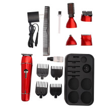 Rechargeable Electric Shaver, Professional Beard Trimmer With Brushless Motor Clippers And Waterproof IPX6, Cordless Nose Trimmer For Men
