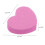 100pcs Double Sided Nail File Block Heart Shape Sponge Buffer for Manicure Pedicure 5