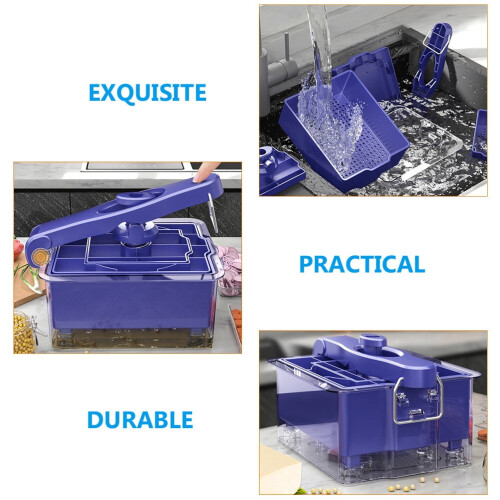 Eease Joghurt-Sieb-Tofu-Press-Set aus Edelstahl 2