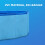 dadypet Collapsible Plastic Hamster Rabbit Baby Pool, Blue 3