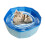 dadypet Collapsible Plastic Hamster Rabbit Baby Pool, Blue 6