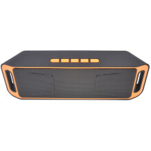 Vonkajší reproduktor Bluetooth; Prenosný mobilný telefón, počítač, bezdrôtová zásuvná karta Bluetooth (oranžová)