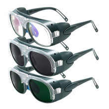 3 Pairs Welding Glasses Work Safety Glasses Welding Protective Gear Lens Welding Goggles