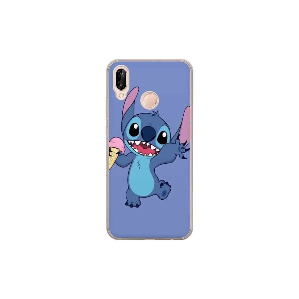 Compatible With Huawei P20 Lite Transparent Case Happy Stitch 9164030518728