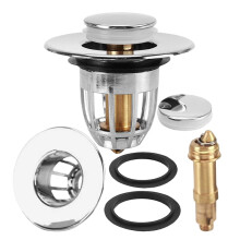 2 buc scurgeri lavoar dop baie cadă articole de uz casnic accesorii cadă chiuvetă baie scurgere tip presă cupru ABS