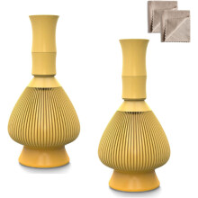 Matcha-Besen aus Silikon, Matcha-Besen aus Kunstharz, Chasen-Pinsel aus Kunstharz in Lebensmittelqualität für Matcha-Grüntee mit Besenhalter (2