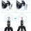 Suporte para flash Speedlite, tripé para flash, suporte para guarda-chuva, encaixe para sapata, compatível com Nikon e Pentax. 2