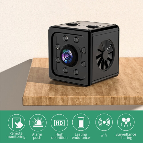 Security Camera Indoor,Compact Indoor Plug-In Smart Security Camera,1080p HD Video,Night Vision,Motion Detection,Two-Way Audio, Up 2