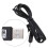 Ladegerät für Nokia 5800, 5310, N73, E63, E65, E71, E72, 6300, USB-Ladeadapter [DB] Schwarz 3
