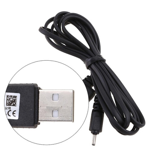 Ladegerät für Nokia 5800, 5310, N73, E63, E65, E71, E72, 6300, USB-Ladeadapter [DB] Schwarz 2