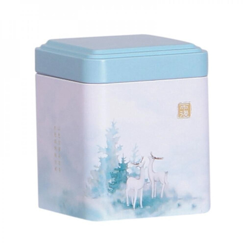 Universal Small Tea Caddy Tin Can Candy Scented Tea Caddy Tinplate Tea Packaging Box Portable Tea Caddy 2