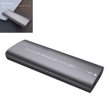 Obudowa zewnętrzna jixopn M.2NGFF/MVMe SSD na USB 3.1 SSD M.2Key SSD (szara CCA)