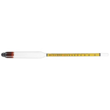 Eease Alcohol Hydrometer Glass Wine Hydrometer Alcohol Content Hydrometer for Wine Liquor(0-200 Proof)