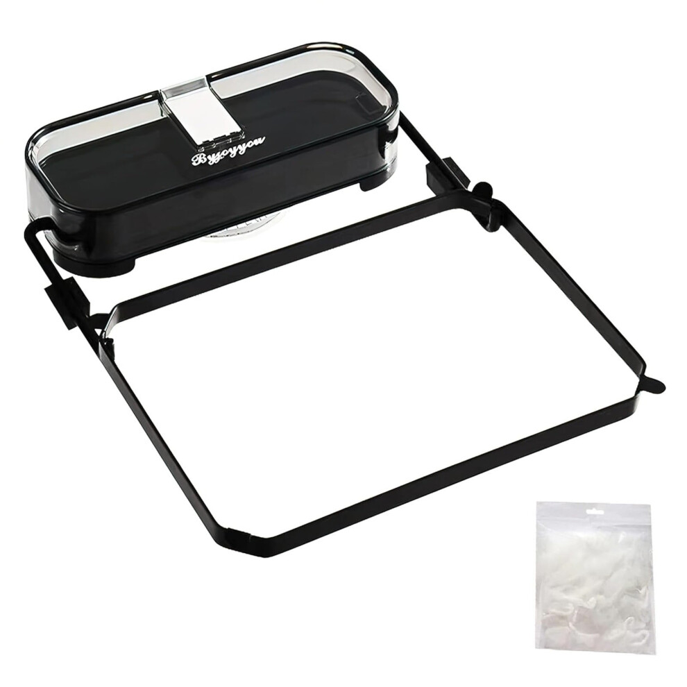 Poaug Sink Strainer Basket With 100 Mesh Bags - Compatible With Kitchen Faucets, Clear Drain Filter For Suction Cup Use 9164030639553