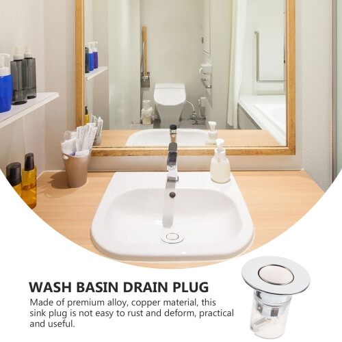 Washbasin Filter Plug Universal Tube Stops Sink Strainer Drainer Practical Plugs 1
