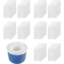 50 Pack Pool Skimmer Socks - Compatible with InGround & Above Ground Pools, Filter Savers for Debris and Leaves