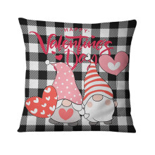 Μαξιλαροθήκη XIUH Home Textile 18x18, Κόκκινα καλύμματα μαξιλαριού Αγίου Βαλεντίνου