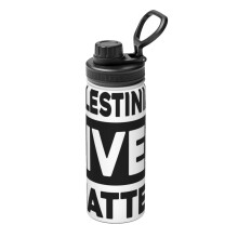 Palestinian_Lives_Matter Eristetty Vesipullo 18OZ Ruostumattomasta Teräksestä Uutuus Urheiluvedenkeitin Kannettava Muki Matkustamiseen
