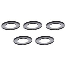 5X Kameralinsfilter Steg-Up Ring 49mm-77mm Adapter Svart
