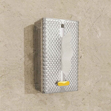 Decorazioni di Capodanno Jacenvly in offerta, compatibili con porta fazzoletti da parete, contenitore trasparente capovolto per bagno e cucina.