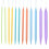 12 pcs Plastic Knitting Needles 80 cm, Circular Knitting Needles, Tools for Knitting Projects multicolor one size 6