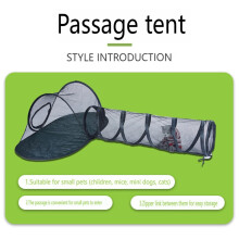 Outdoor camping pet tent, portable foldable travel essential cat and dog tent, pet cage,green background,Small