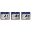 3 schede di memoria Compact Flash professionali da 4 GB (bianche e blu) 1