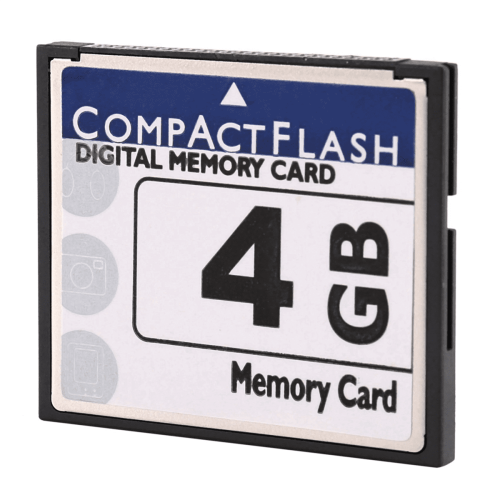 tarjetas de memoria Compact Flash profesionales de 4 GB (blancas y azules) 1