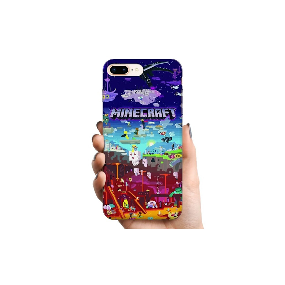 Compatible With Apple Compatible With Iphone 7 Plus Tpu Mobile Case Minecraft 9164030940048