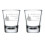 2er-Set Schnapsgläser (50 ml) – Geschenkidee: „Ich bin seltsam und ungewöhnlich“ – Halloween 1