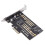 jixopn Πρόσθετες Κάρτες PCIE σε M2/M.2 Προσαρμογέας NVME/M2PCIE Κάρτα SSD M2 σε SATA PCI-E Διπλές 1
