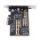 jixopn Πρόσθετες Κάρτες PCIE σε M2/M.2 Προσαρμογέας NVME/M2PCIE Κάρτα SSD M2 σε SATA PCI-E Διπλές 8