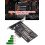 jixopn Πρόσθετες Κάρτες PCIE σε M2/M.2 Προσαρμογέας NVME/M2PCIE Κάρτα SSD M2 σε SATA PCI-E Διπλές 6